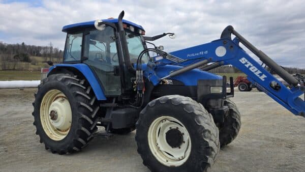 Tracteur New Holland TM 120 suspension avant ,loader-Année:2004-11900hrs-stock#d9260l – Image 9