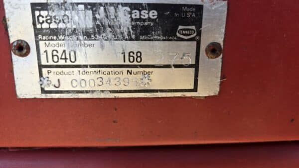 Batteuse Case International 1640 awd - 3460hrs - d9364a – Image 5