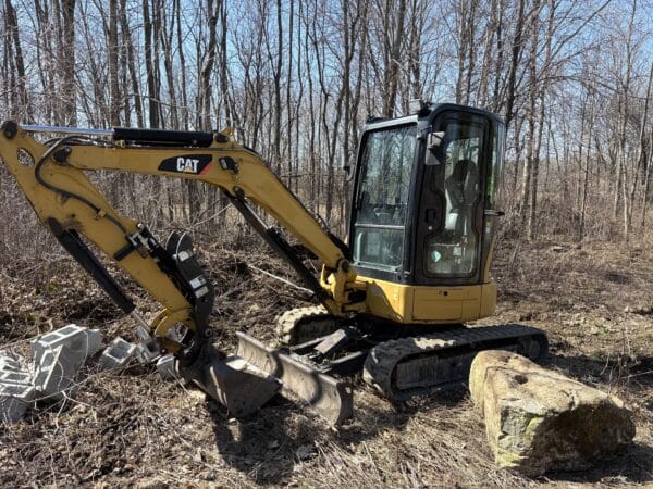 Excavatrice Caterpillar 303,5-pouce-2godets-peigne-quickmanuel-année-2012-1110heures-stock#E6516B - Image 4