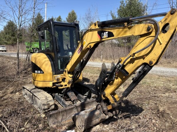 Excavatrice Caterpillar 303,5-pouce-2godets-peigne-quickmanuel-année-2012-1110heures-stock#E6516B - Image 3