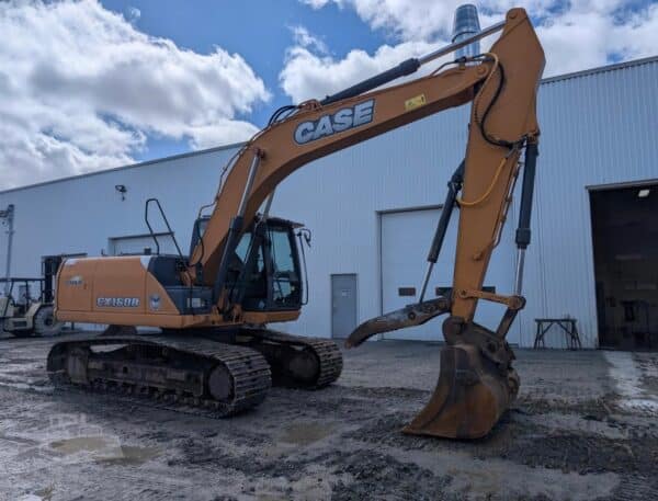 Excavatrice Case 160B-quickattache-manuel-pouce-3 godets-peigne-5950heures-année:2015-Stock#E1193A/9296